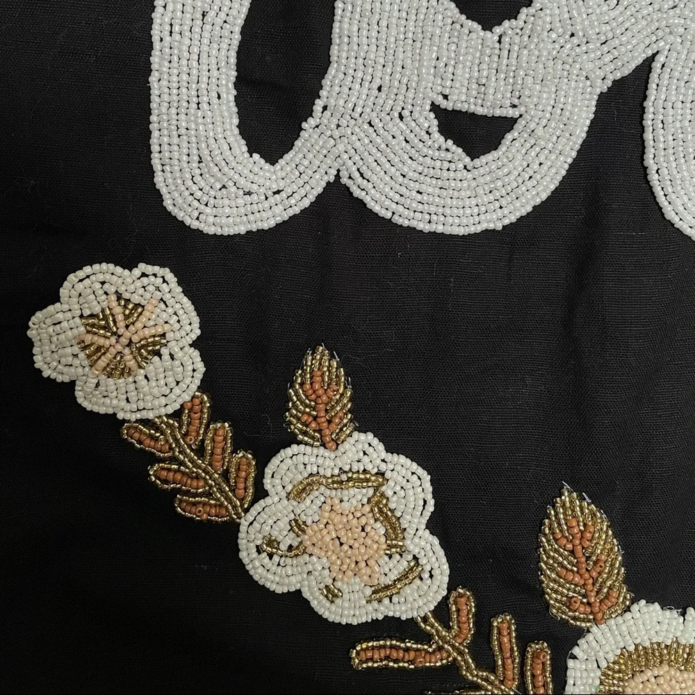 Beaded Wall Hanging Love and Flowers NWT